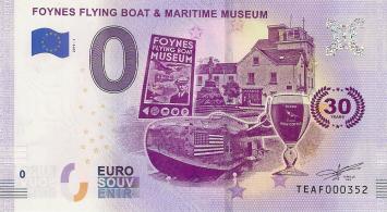 0 Euro biljet Ierland 2019 - Foynes Flying Boat & Maritime Museum