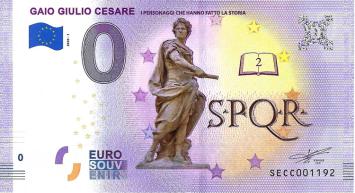 0 Euro biljet Italië 2020 - Gaio Giulio Cesare COLOUR