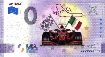 0 Euro biljet Italië 2020 - GP Italy PRAHA 2020 COLOUR