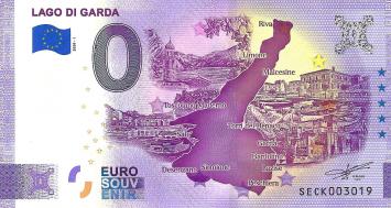 0 Euro biljet Italië 2020 - Lago di Garda ANNIVERSARY