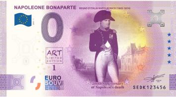 0 Euro biljet Italië 2021 - Napoleon Bonaparte
