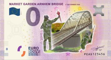 0 Euro biljet Nederland 2019 - Market Garden KLEUR