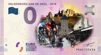 0 Euro biljet Nederland 2019 - Valkenburg KLEUR