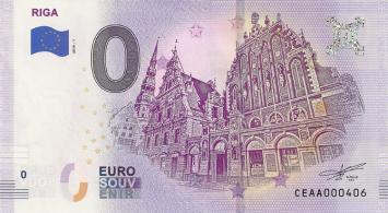 0 Euro Biljet Letland 2019 - Riga