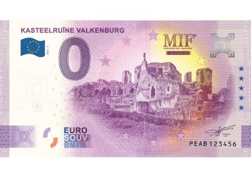 0 Euro biljet Nederland 2022 - Kasteelruïne Valkenburg LIMITED EDITION FIP#60