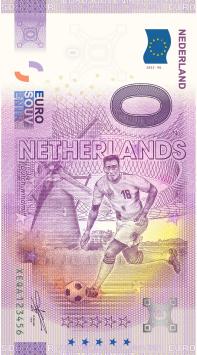 0 Euro biljet WK-Voetbal Qatar 2022 - Nederland