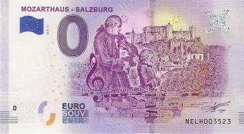 0 Euro biljet Oostenrijk 2018 - Mozarthaus Salzburg III