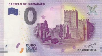 0 Euro biljet Portugal 2017 - Castelo de Guimaraes