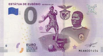 0 Euro  Biljet Portugal 2018-3 - Estatua de Eusebio