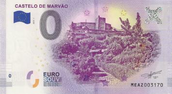 0 Euro Biljet Portugal 2018 - Castelo de Marvão