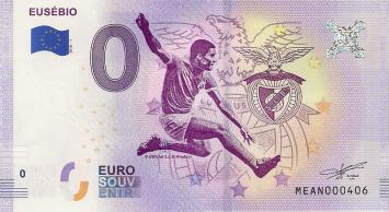 0 Euro biljet Portugal 2018 - Eusébio