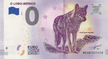 0 Euro Biljet Portugal 2018 - O Lobo-Ibérico