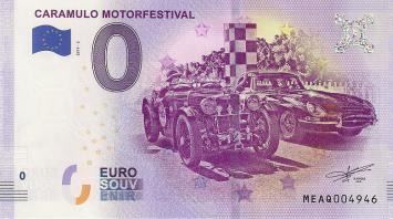 0 Euro biljet Portugal 2019 - Caramulo Motorfestival
