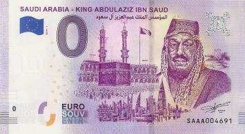 0 Euro biljet Saudi-Arabië 2019 - King Abdulaziz ibn Saud