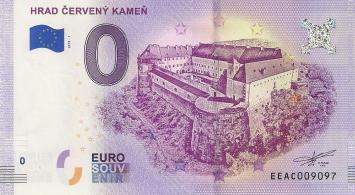 0 Euro biljet Slowakije 2018 - Hrad Cervený Kamen