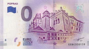 0 Euro biljet Slowakije 2018 - Poprad