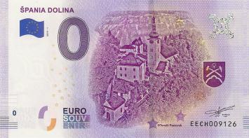 0 Euro biljet Slowakije 2019 - Špania Dolina
