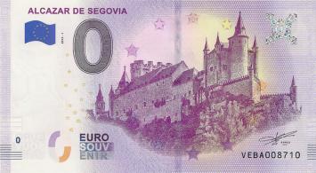 0 Euro Biljet Spanje 2019 - Alcazar de Segovia