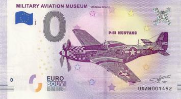 0 Euro biljet USA 2018 - Military Aviation Museum