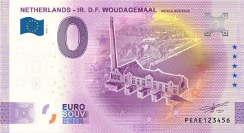 0 Euro biljet Nederland 2020 - Woudagemaal