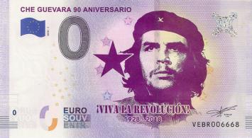 0 Euro Biljet Spanje 2018 - Che Guevara 90 Aniversario