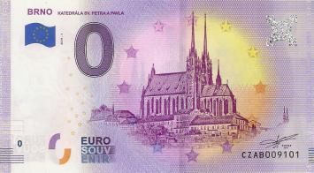 0 Euro biljet Tsjechië 2019 - Brno
