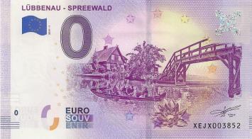 0 Euro biljet Duitsland 2019 - Lübbenau Spreewald