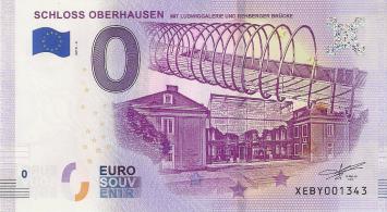 0 Euro biljet Duitsland 2018 - Schloss Oberhausen