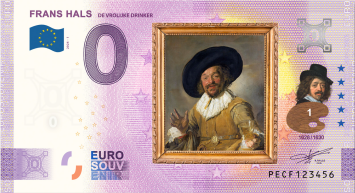0 Euro biljet Nederland 2024-1 Frans Hals - De vrolijke drinker KLEUR