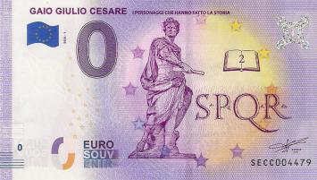 0 Euro biljet Italië 2020 - Gaio Giulio Cesare