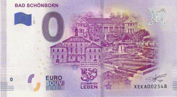 0 Euro biljet Duitsland 2019 - Bad Schönborn