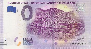 0 Euro biljet Duitsland 2019 - Kloster Ettal