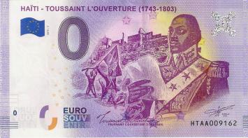 0 Euro biljet Haïti 2019 - Toussaint l'Ouverture (1743-1803)