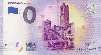 0 Euro biljet Italië 2019 - Bergamo