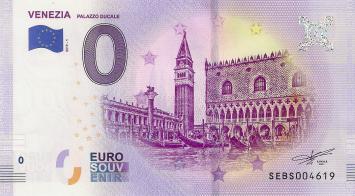 0 Euro biljet Italië 2019 - Venezia Palazzo Ducale