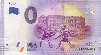 0 Euro biljet Kroatië 2019 - Pula