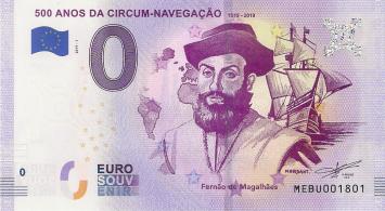 0 Euro biljet Portugal 2019 - 500 Anos da Circum-Navegação