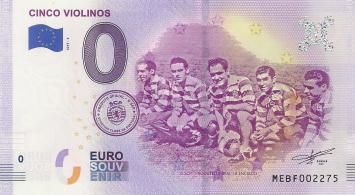 0 Euro biljet Portugal 2019 - Cinco Violinos