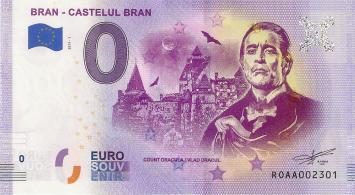 0 Euro biljet Roemenië 2019 - Bran Castelul Bran