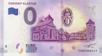 0 Euro biljet Slowakije 2019 - Cerveny Klastor