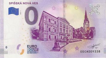 0 Euro biljet Slowakije 2019 - Spisska Nova Ves