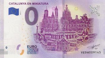 0 Euro biljet Spanje 2019 - Catalunya en Miniatura