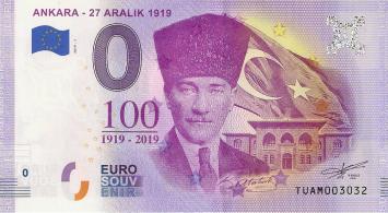 0 Euro biljet Turkije 2019 - Ankara
