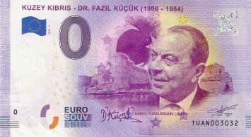 0 Euro biljet Turkije 2019 - Kuzey Kibris