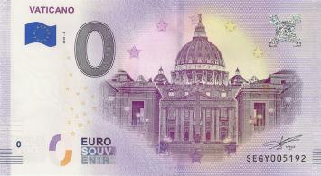 0 Euro biljet Vaticaan 2018 - Vaticano