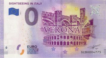 0 Euro biljet Italië 2019-1 - Sightseeing in Italy Verona
