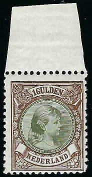 Nederland NVPH nr. 46 Prinses Wilhelmina met hangend haar postfris