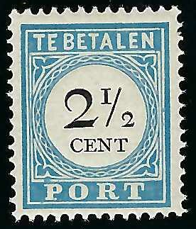 Nederland NVPH nr. P5 Port Cijfer 1881-1887 postfris