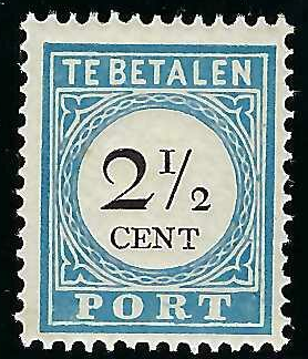 Nederland NVPH nr. P5 Port Cijfer 1881-1887 postfris
