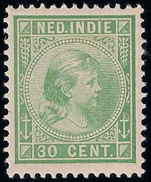 Nederlands Indië NVPH nr. 28 Prinses Wilhelmina 1892-1897 postfris